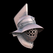 Bronze gladiator’s helmet