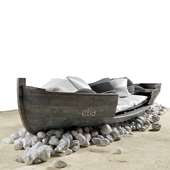Лодка для пляжного отдыха