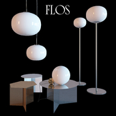 FLOS lamps + HAY tables