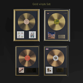Gold vinyls set