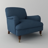 accent chair midnight blue