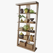 Shelving with decorative set