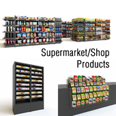 Store Shop Supermarket Products Rack