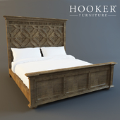 Hooker Furniture Bedroom Vintage West King Wood Panel Bed