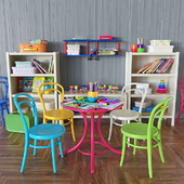 Children's furniture with decor