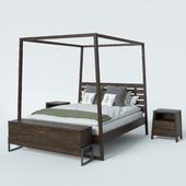 Artus / Bed loft of acacia