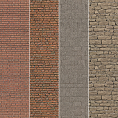 Bricks Set Material