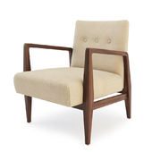 Walnut Arm Chair by Jens Risom