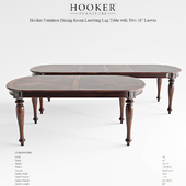 Hooker Furniture Dining Room Leesburg Leg Table