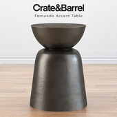 Crate and Barrel Fernando Accent Table
