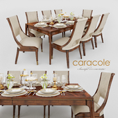 Caracole Open Invitation Dining Table&Caracole In Good Company Dining Chair
