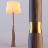 Tapered Pinewood Aiden Floor Lamp Base