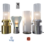 Table lamps from the company MARKSLÖJD, Sweden. Models PIR, HERALD and JACK.