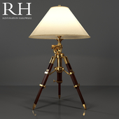 RH ROYAL MARINE TRIPOD TABLE LAMP