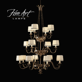 Fine Art Lamps 550040 Newport 58 Inch Wide 16 Light Chandelier