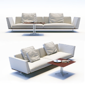 Sofa flexform, table