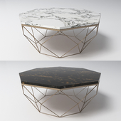 Marble coffe table set of textures coffee table set marble table set