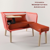 Contemporary armchair Honken Chair