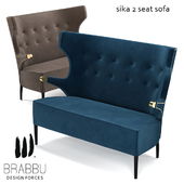 2-местный диван sika - фабрики brabbu / sika 2 seat sofa - factory brabbu