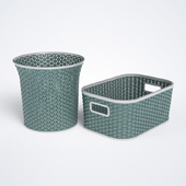 Basket for washing rattan