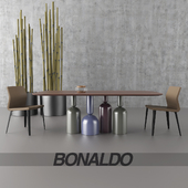 Bonaldo COP rectangular table and chair
