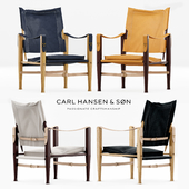 Kaare Klint Safari Chair set: 5 colors