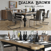 Dialma Brown Dining set