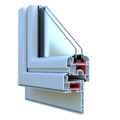 Corner Window PVC