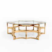 COFFEE TABLE GOLD COFFE TABLE