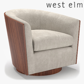 3D West Elm Luther Swivel Chair