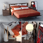 Bed Tadao Double from Flou