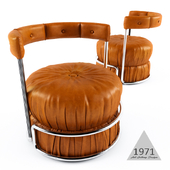 French Pouf Chair