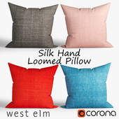 Decorative pillows westelm.set 015 Silknad Loomed