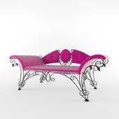 Wrought iron sofa