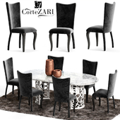 Corte Zari EVA Chair and FLORA Table