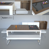 Billiard table Fusion Tables.