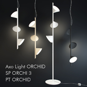 Suspended fixtures Axo Light ORCHID SP ORCHI 3 and floor lamp Axo Light ORCHID PT ORCHID