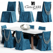 Corte ZARI KARIS Chair and SOHO Table
