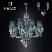 FENDI CASA chandelier Via Lattea + BRA Via Lattea