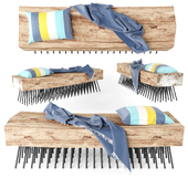 Spazzola bench by Fabio Lo Jacono - product of Riva 1920