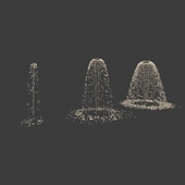 3 fountain meshes