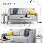 west elm sofa set