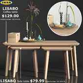 IKEA LISABO coffe table