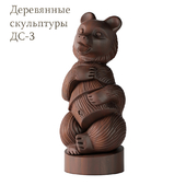 Деревянная скульптура (ДС-3) Мишка