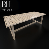 Restoration Hardware Costa Rectangular Dining Table