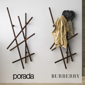Porada & Burberry Set in the hallway