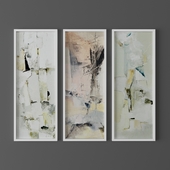 Set of abstract paintings 21