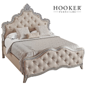 Hooker Furniture Bedroom Sanctuary Upholstered King Panel Bed