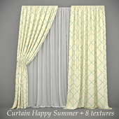Curtain Happy Summer