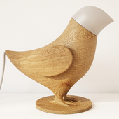 OM Marina`s birds table lamp by TsarukAhmadova for Fajnodesign